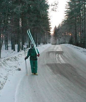 Risto just loves skiing